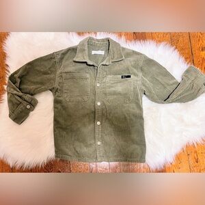 Zara Corduroy Button Down Shirt